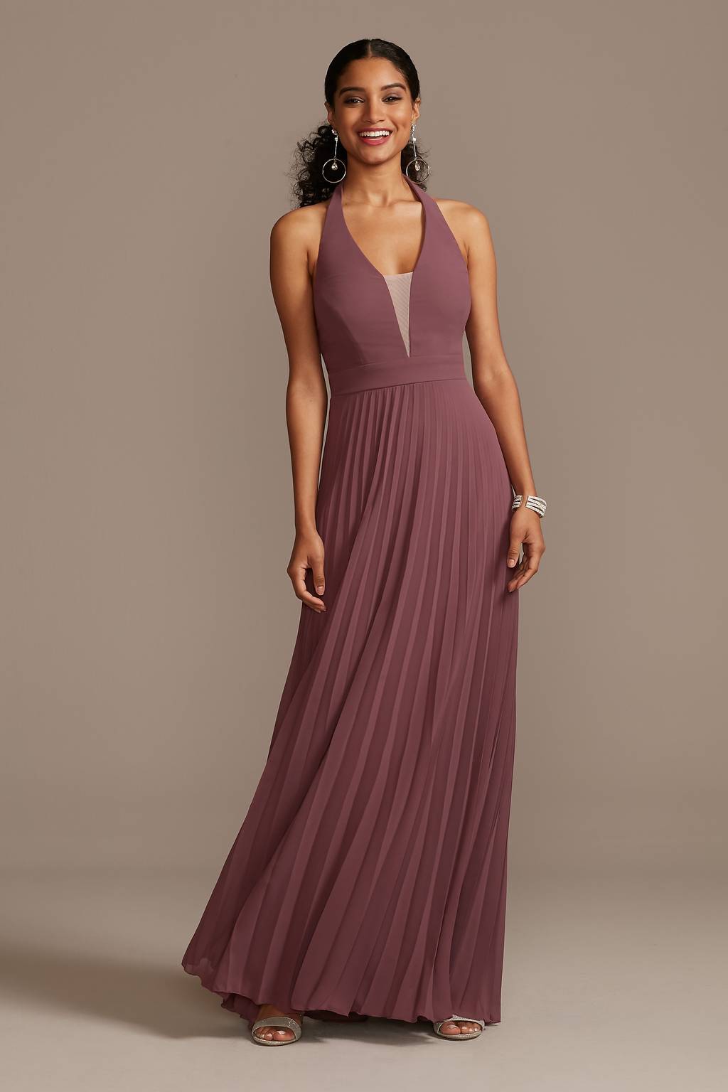 silver dresses for women Fashion Sparkly Satin Slit New Best Unique Elegant Party Long Evening Prom PD887 up back ensures a 颜色:Purple Rose Short Sleeves Pink Chiffon DDAUG22
