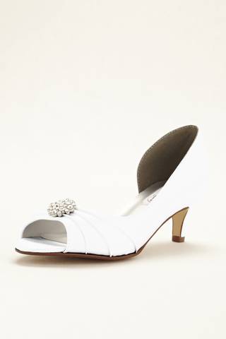 Picture of Kim Dyeable D'orsay Peep Toe Pump