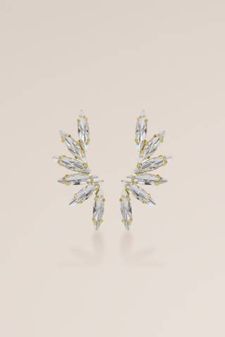 Picture of Swarovski and Sterling Marquise Cascade Earrings
