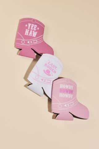 View DB Studio Cowboy Boot Drink Sleeve Set in all available color and sizes Picture of Cowboy Boot Drink Sleeve Set