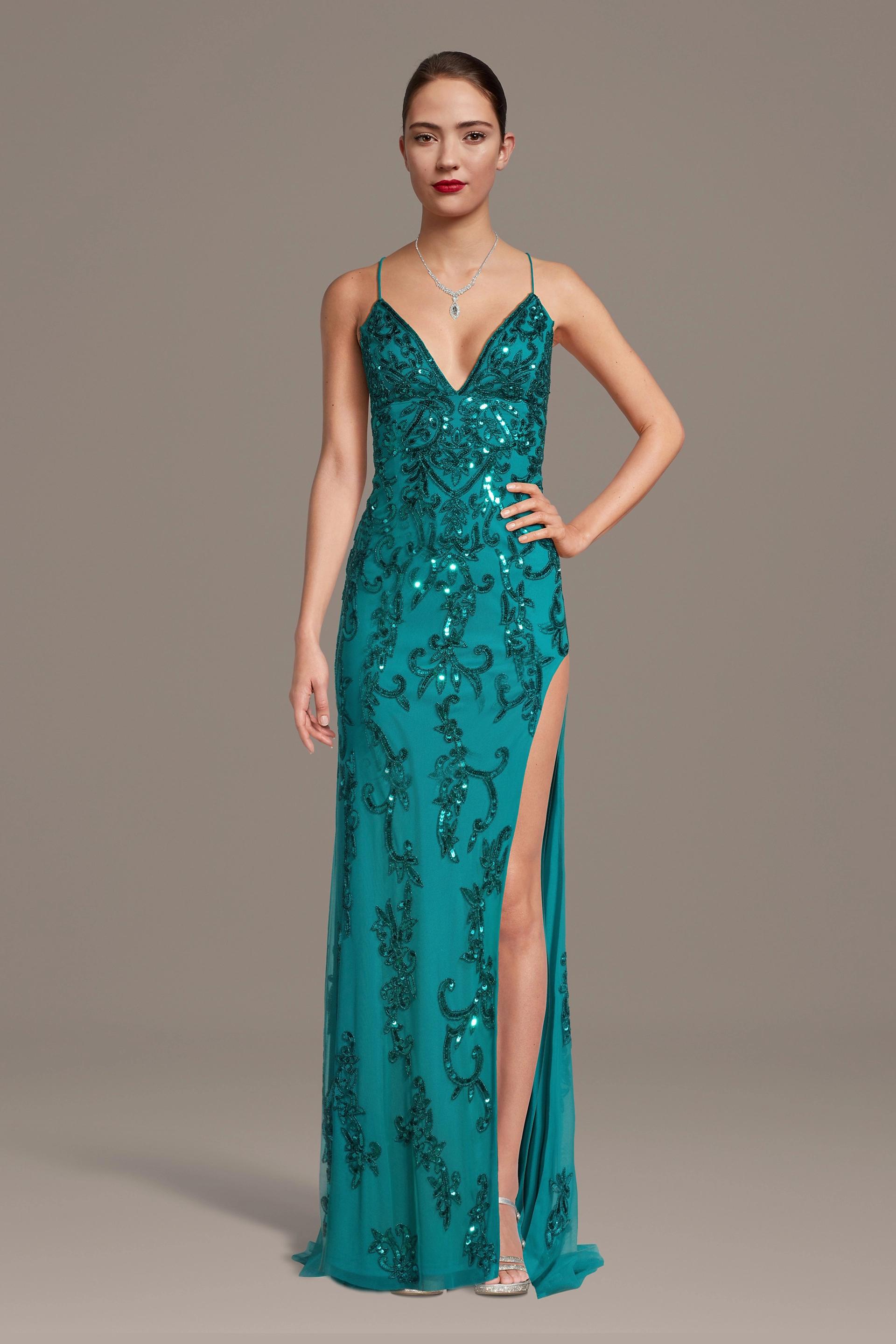 Picture of Paillette Beaded Sheath Dress