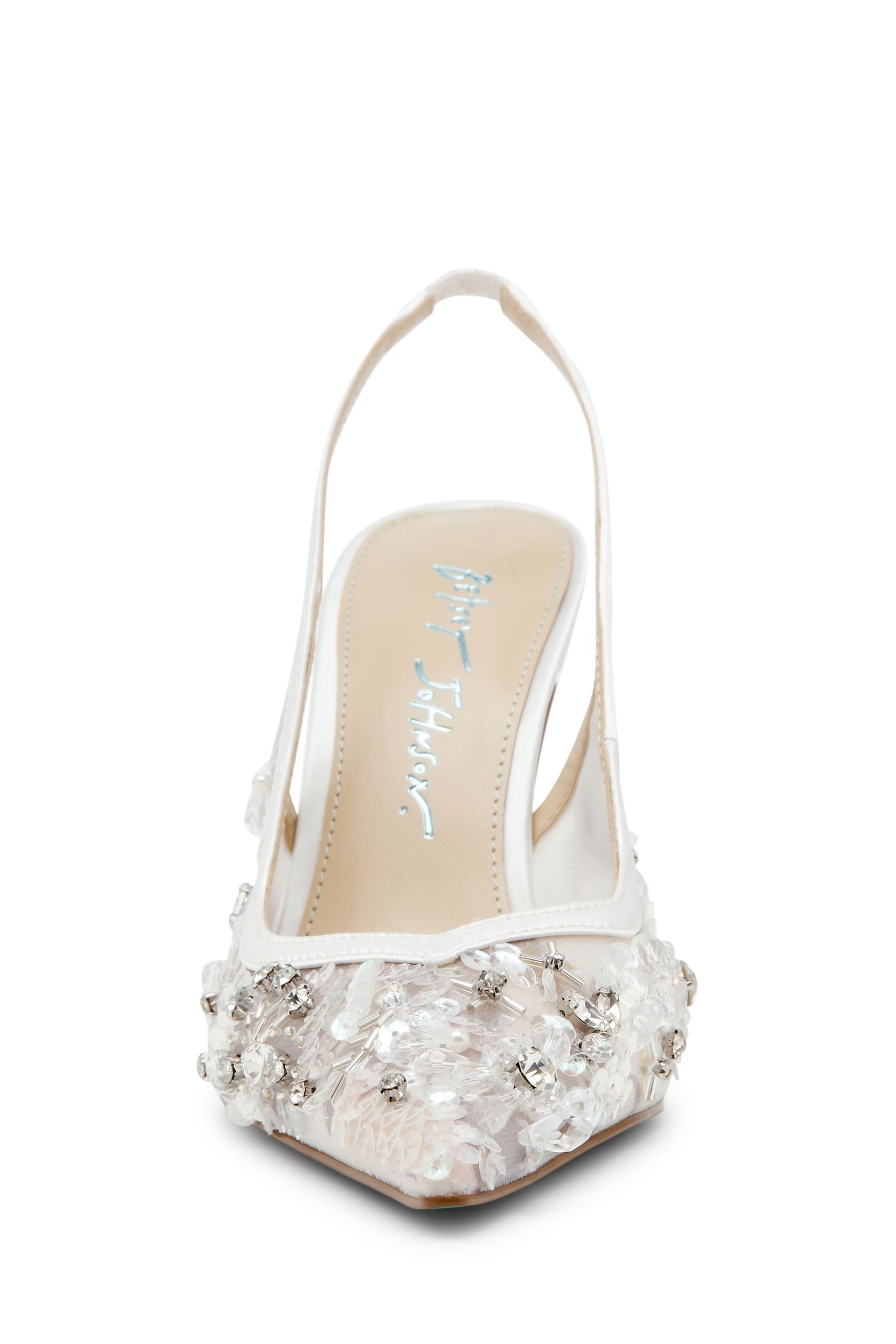 Picture of Sequin Beaded Slingback Heels