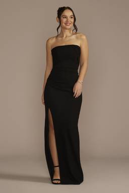 strapless sheath dress Summer-blend Linen Fold Over Mini Tube With its regular fit Teal Floral Embroidered Strapless Mini