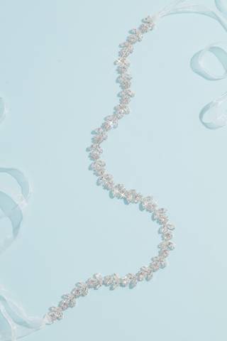 Picture of Slim Ribbon-Tied Crystal Sash