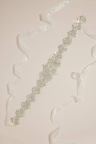 Picture of Floral Crystal Sash
