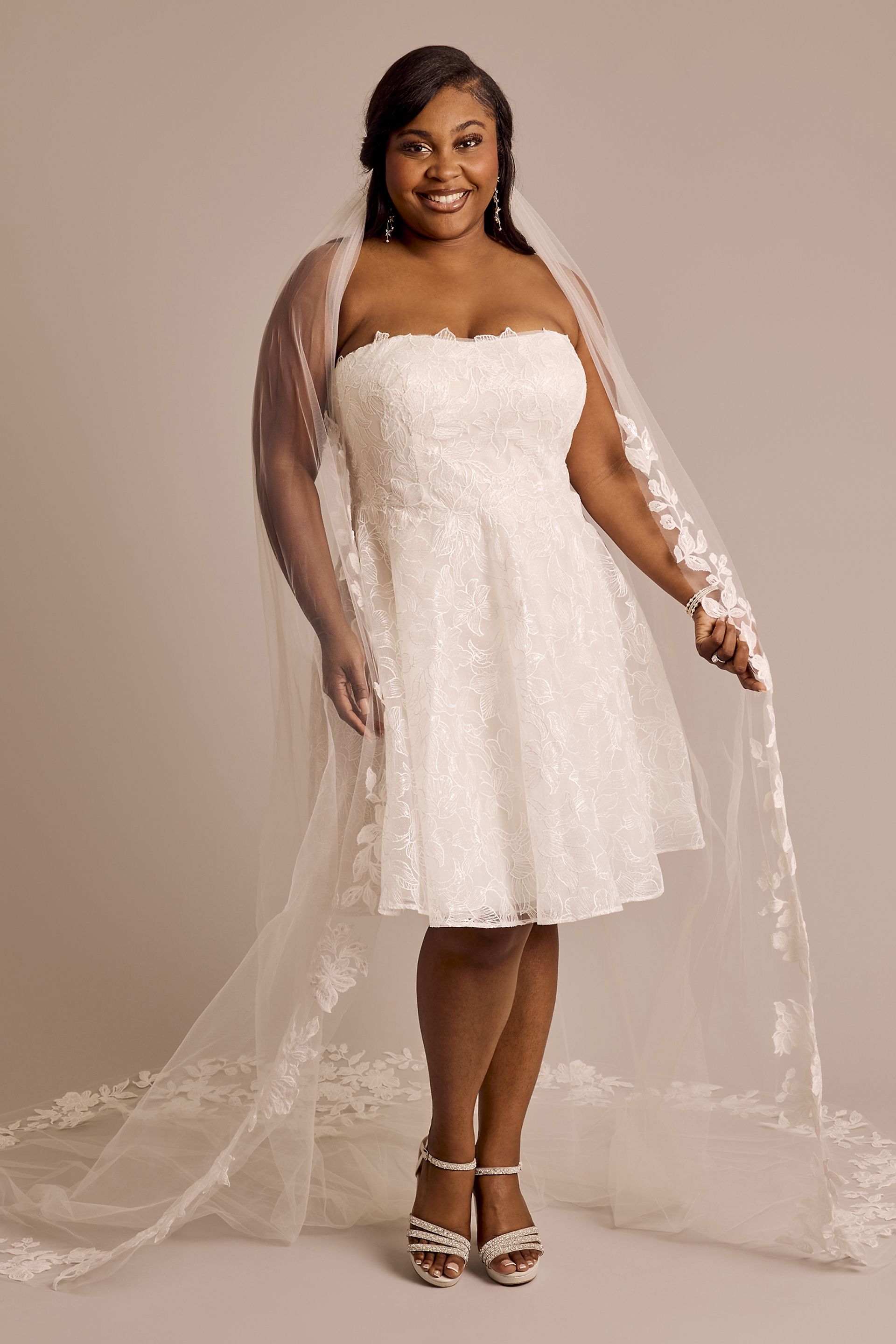 a line mini wedding dress Ivory 2026 Wedding Dress Off-the-Shoulder A-line Short/Mini