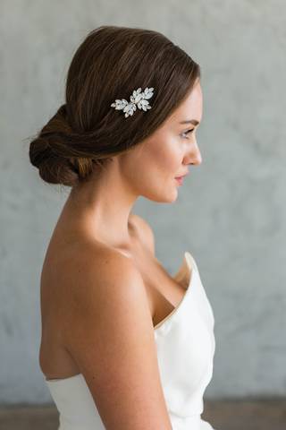Picture of Crystal and Opal Cluster Hair Clip