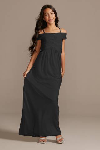 Picture of Crisscross Off-Shoulder Girls Dress