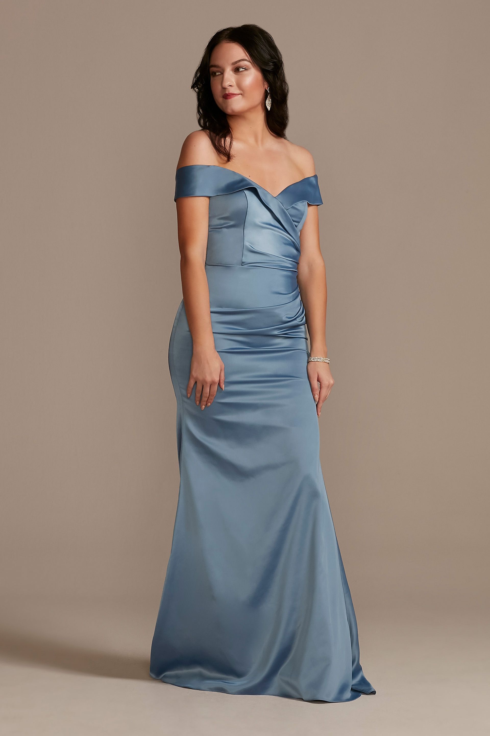 david's bridal mermaid bridesmaid dress David's bridal - Floral beaded lace and tulle mermaid wedding dress