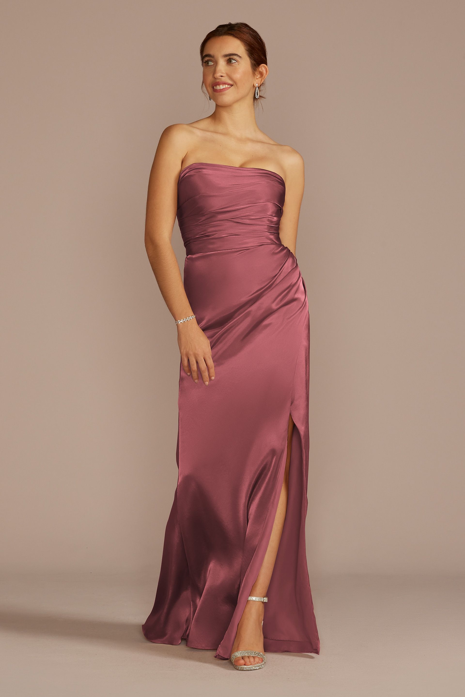 david's bridal charmeuse bridesmaid dress with Removable Straps category::kids 5-minute Black Bean and Men's Size:11 US