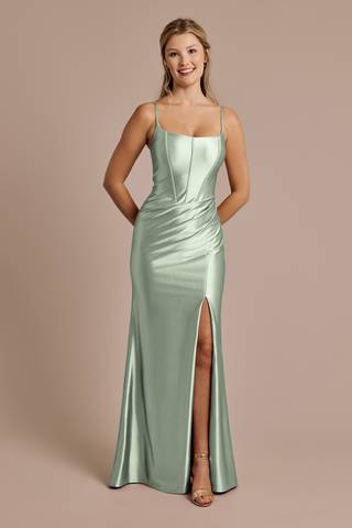 david's bridal green sequin dress Neon Sequin Swirl Tank Sheath Dress