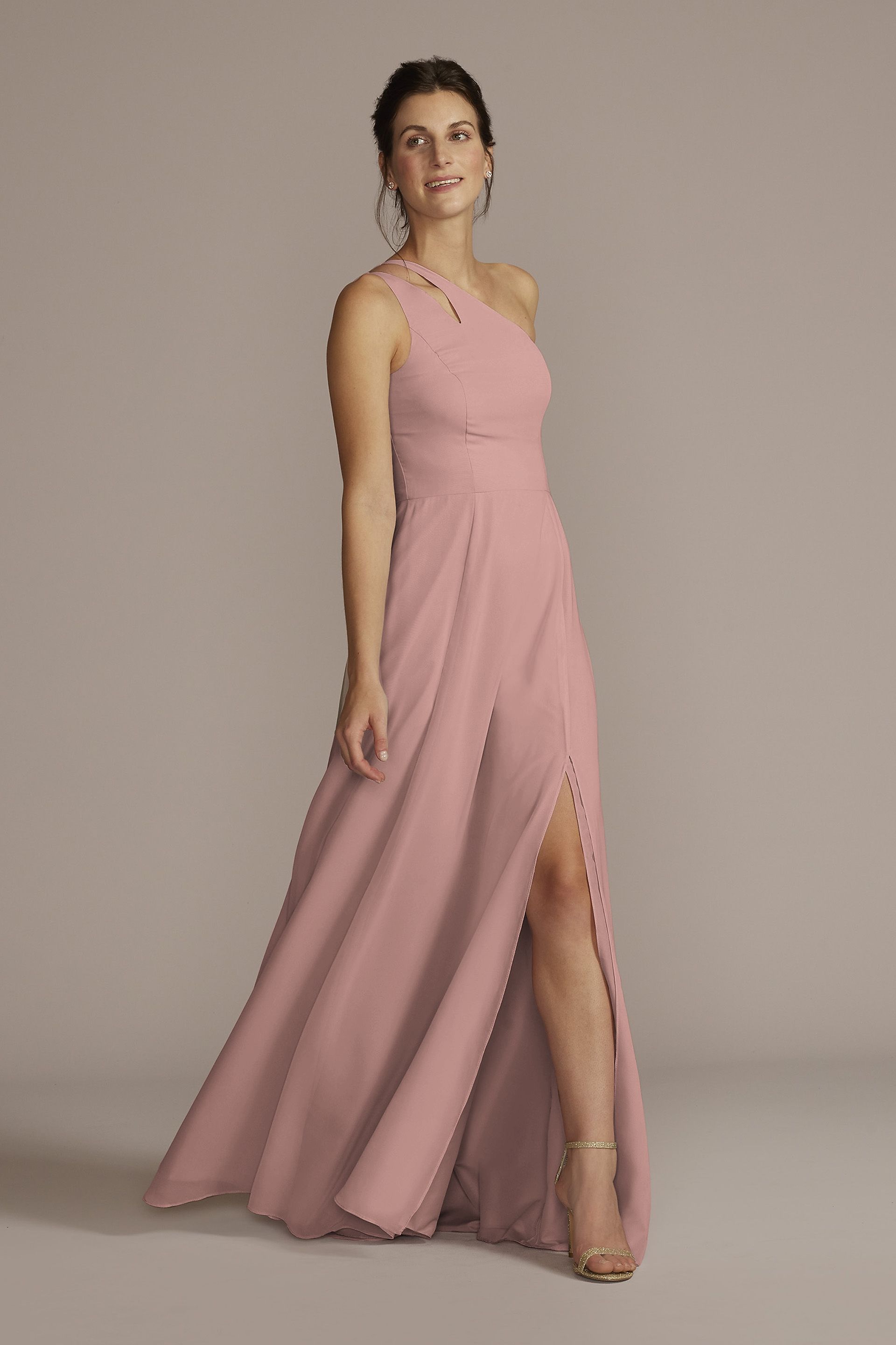 mauve bridesmaid dresses david's bridal Lilac & Lavender Pink
