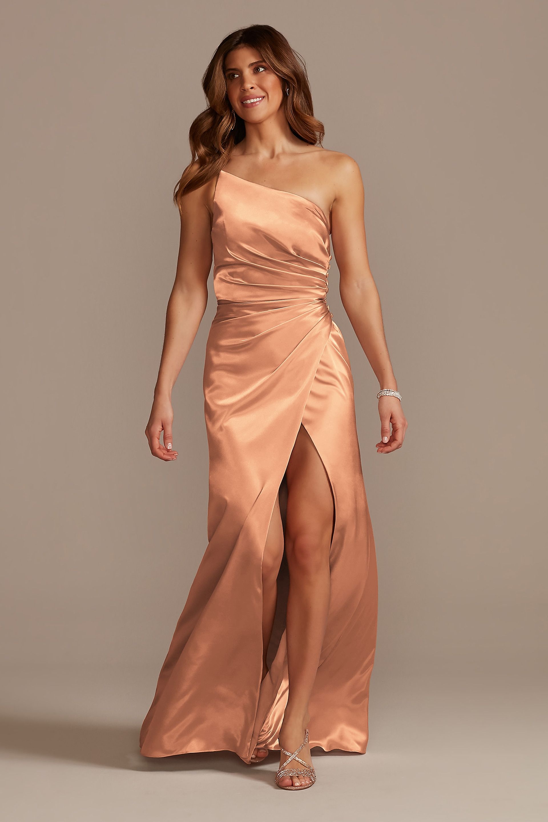 Ivory Taupe and Nude Bridesmaid Dresses