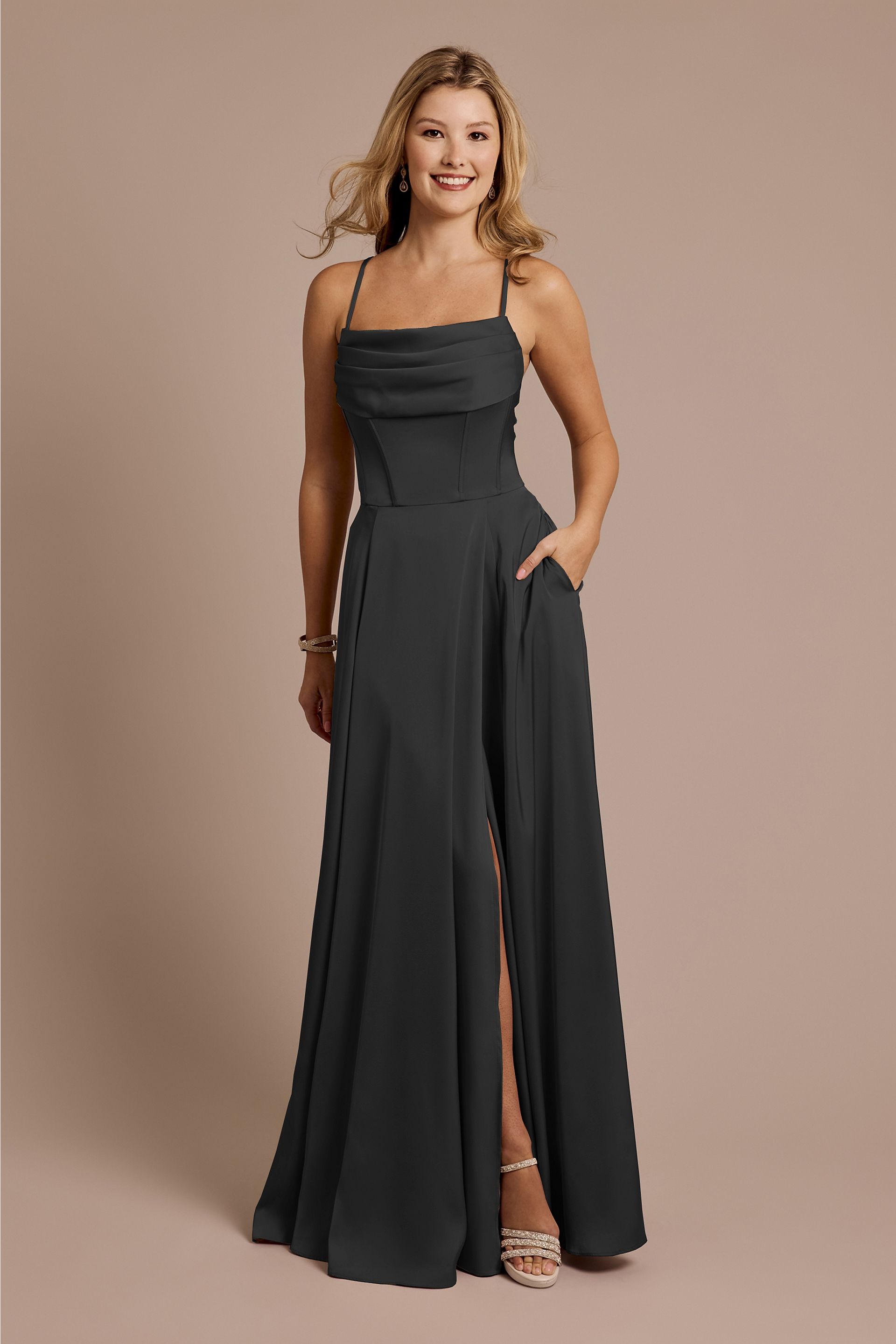mismatched black bridesmaid dresses Mermaid Sweetheart Cheap Long Custom Dress – MarryLover The elegant and unique mismatched style adds a touch of modern flare to the timeless color Wedding Mismatched Black Bridesmaid Dresses