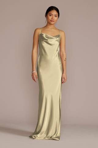 Picture of Charmeuse Cowl Neck Dress