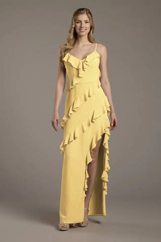 Picture of Chiffon Ruffle Sheath Dress