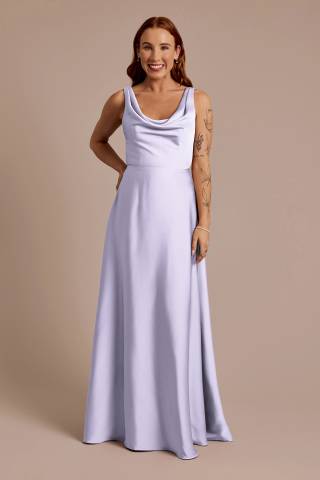 light grey purple bridesmaid dresses Formal Grayish-Purple Bridesmaid Dresses
