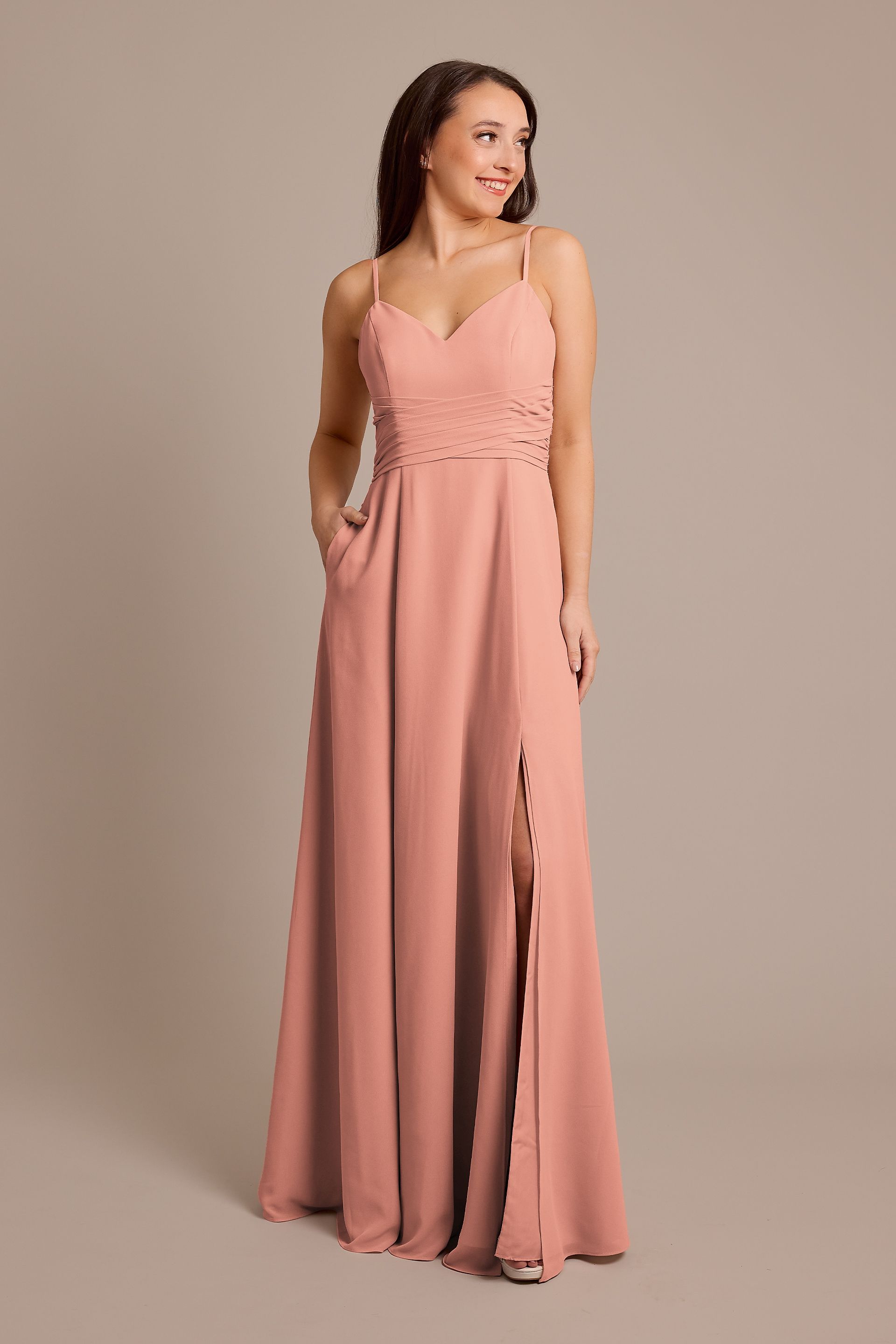 david's bridal hot pink bridesmaid dresses David's Davids Bridal Light Pink Bridesmaid Ballet Size:Free Custom Size Lace Bodice Light Blue Mid Length