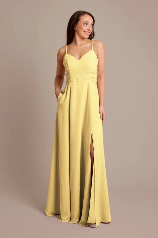 Picture of Chiffon Back Tie A-Line Dress
