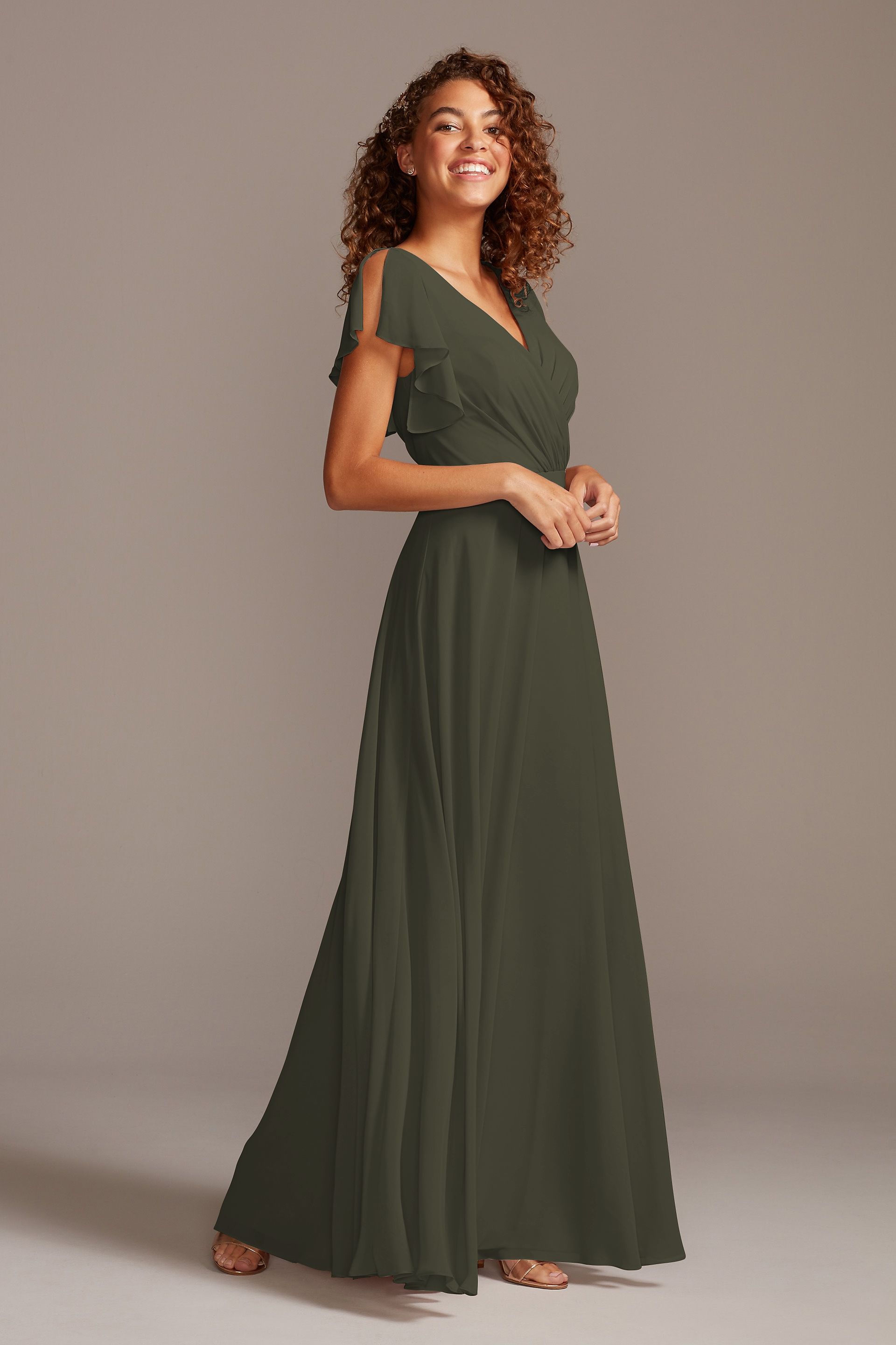 orange and green bridesmaid dresses Burnt SMOOTH