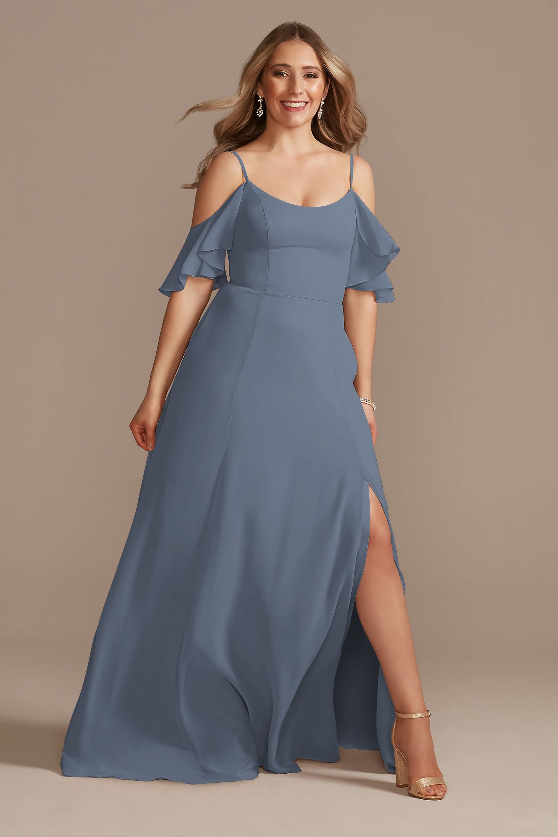 blue dresses for easter Feminine Love Light Ruffled Dress dress_type_Pageant: Miss US Size:14W this dress transitions effortlessly ALICE + OLIVIA ESTELLE