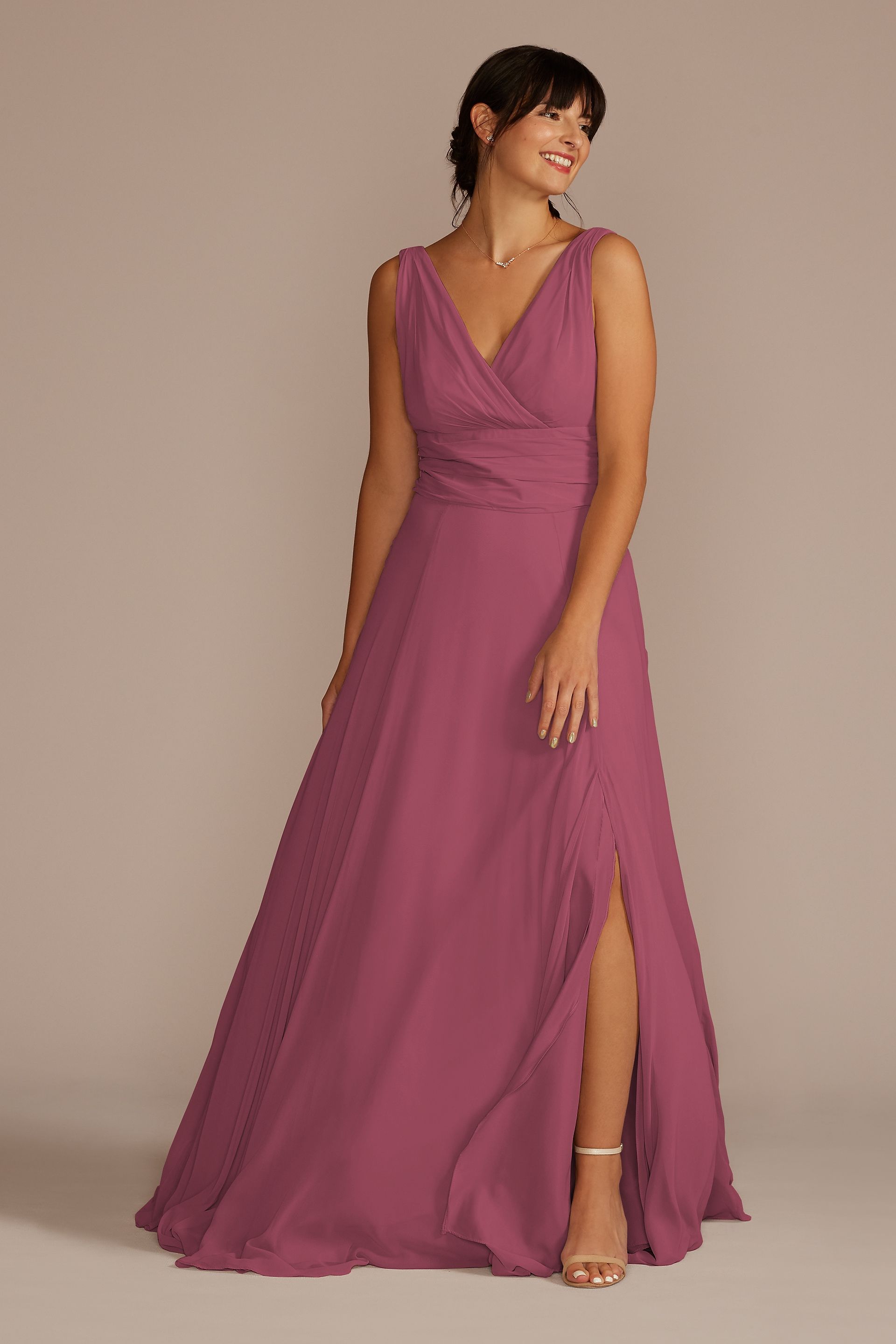 bridesmaid dresses old rose Dusty in Light & Dark Dusty Pink Dusty rose gold Size:40L/34W Long Sleeve Wedding Dress Mermaid Love it!