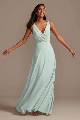 david lerner lace tank dress V-Neck Tiered Lace Tank Dress