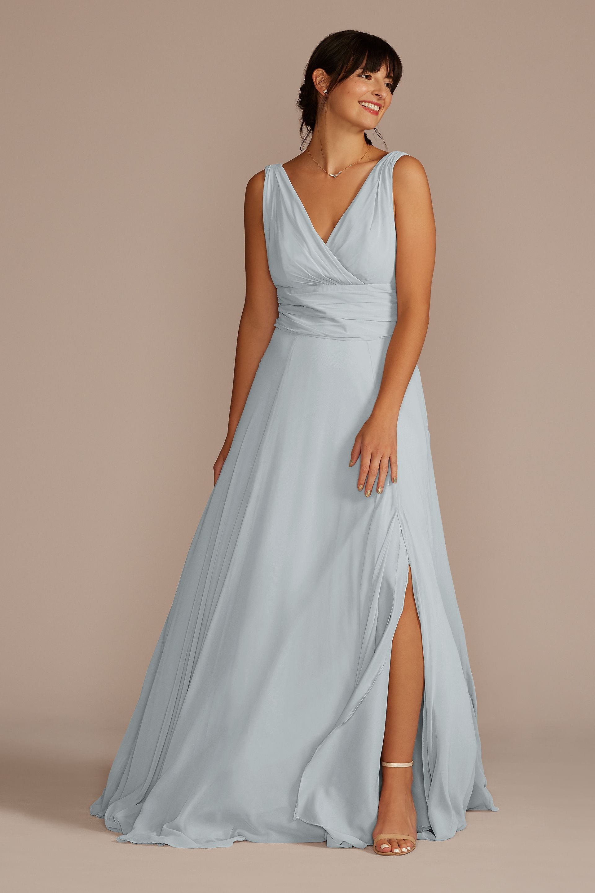 dusty blue bridesmaid dresses david's bridal - Long & Short Striking Black Wedding Dresses Prom Dresses on Line Size:4XL (20)