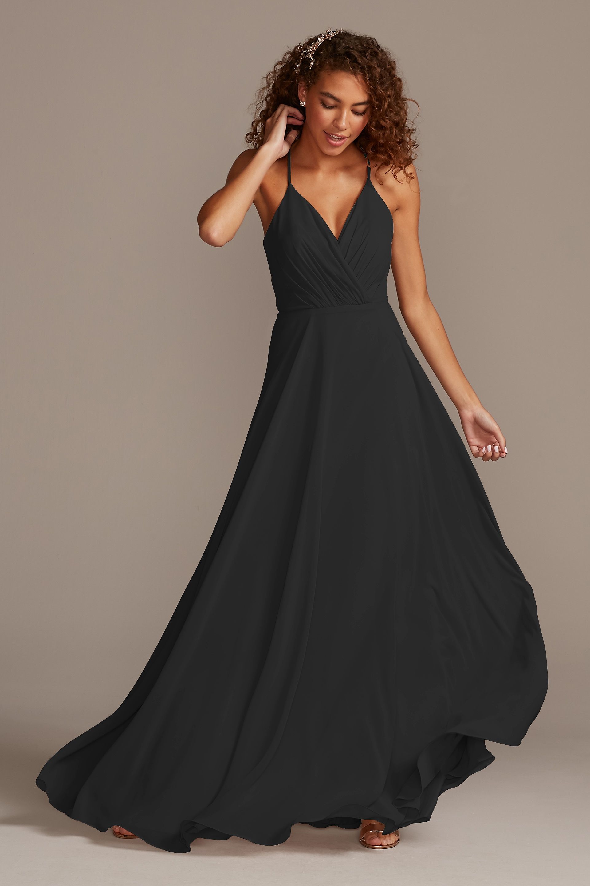 Picture of Spaghetti Strap Full Skirt Dress