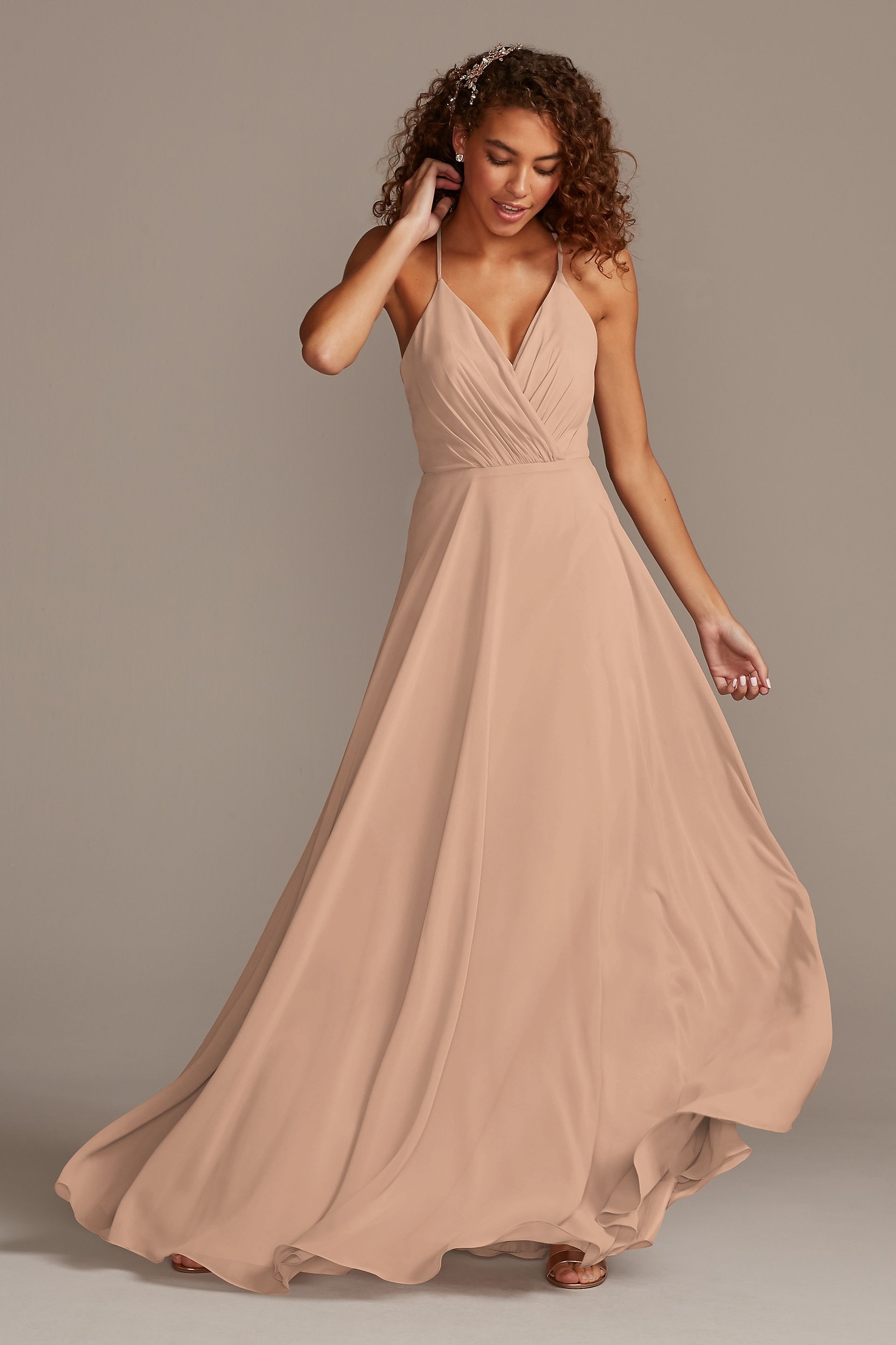 Picture of Spaghetti Strap Full Skirt Dress
