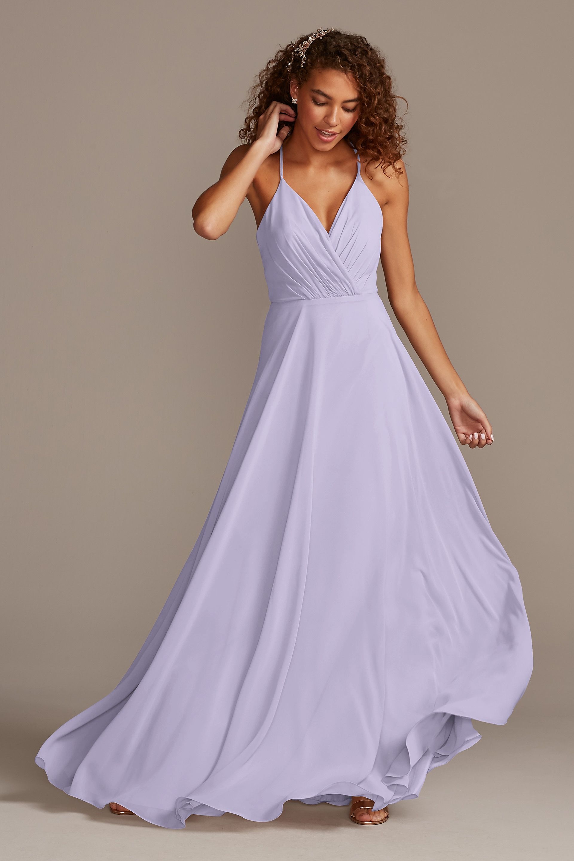 Picture of Spaghetti Strap Full Skirt Dress