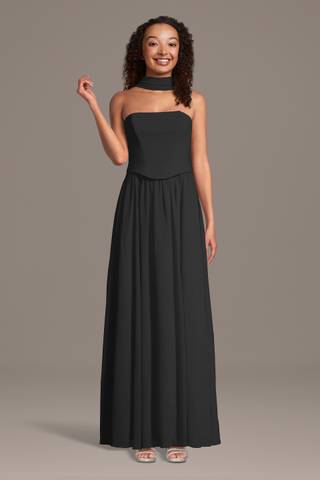 View Celebrate DB Studio FAUX 2 PIECE W SCARF in all available color and sizes Picture of FAUX 2 PIECE W SCARF