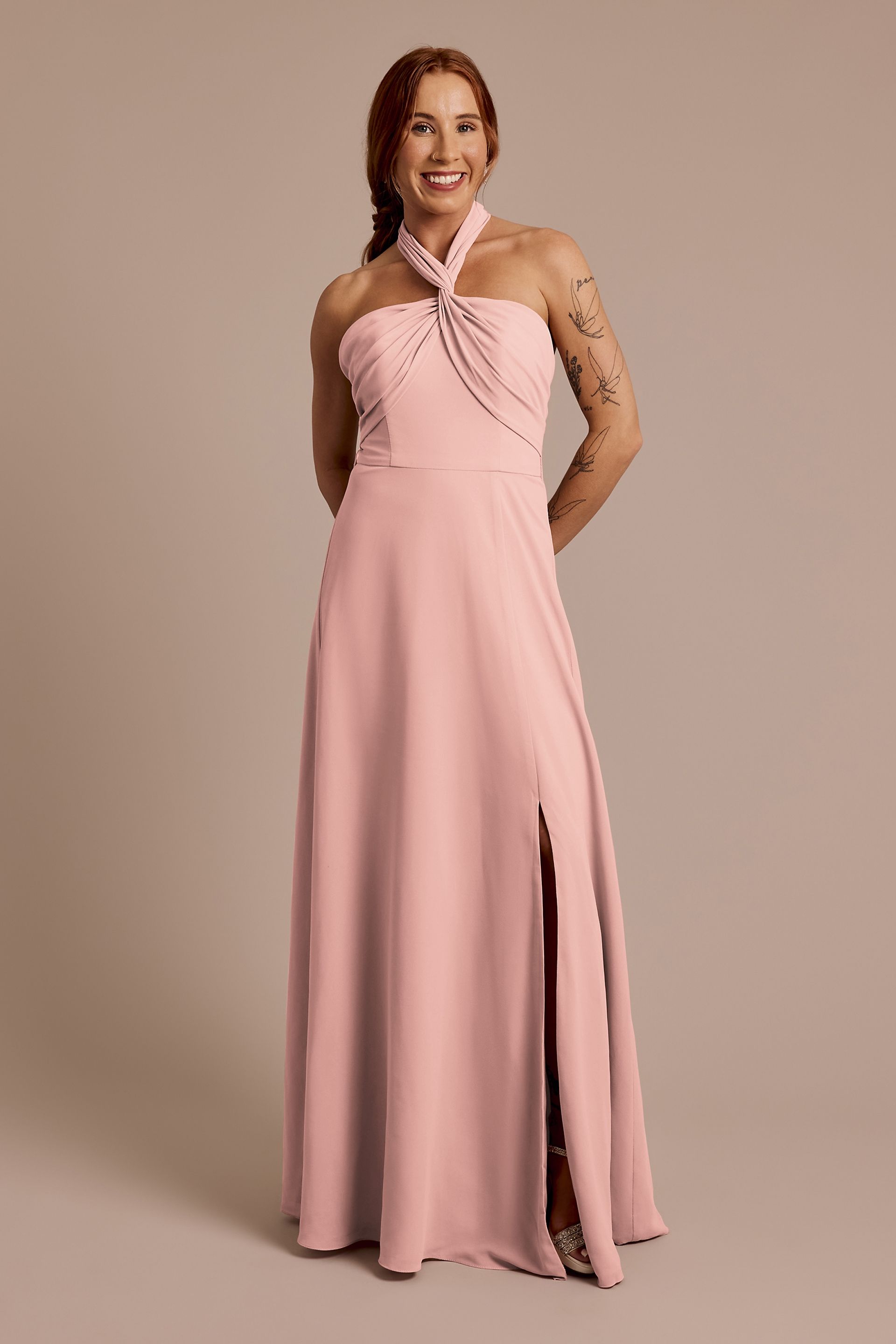 david's bridal chiffon bridesmaid dresses Convertible Dress Aqua Blue wedding dress