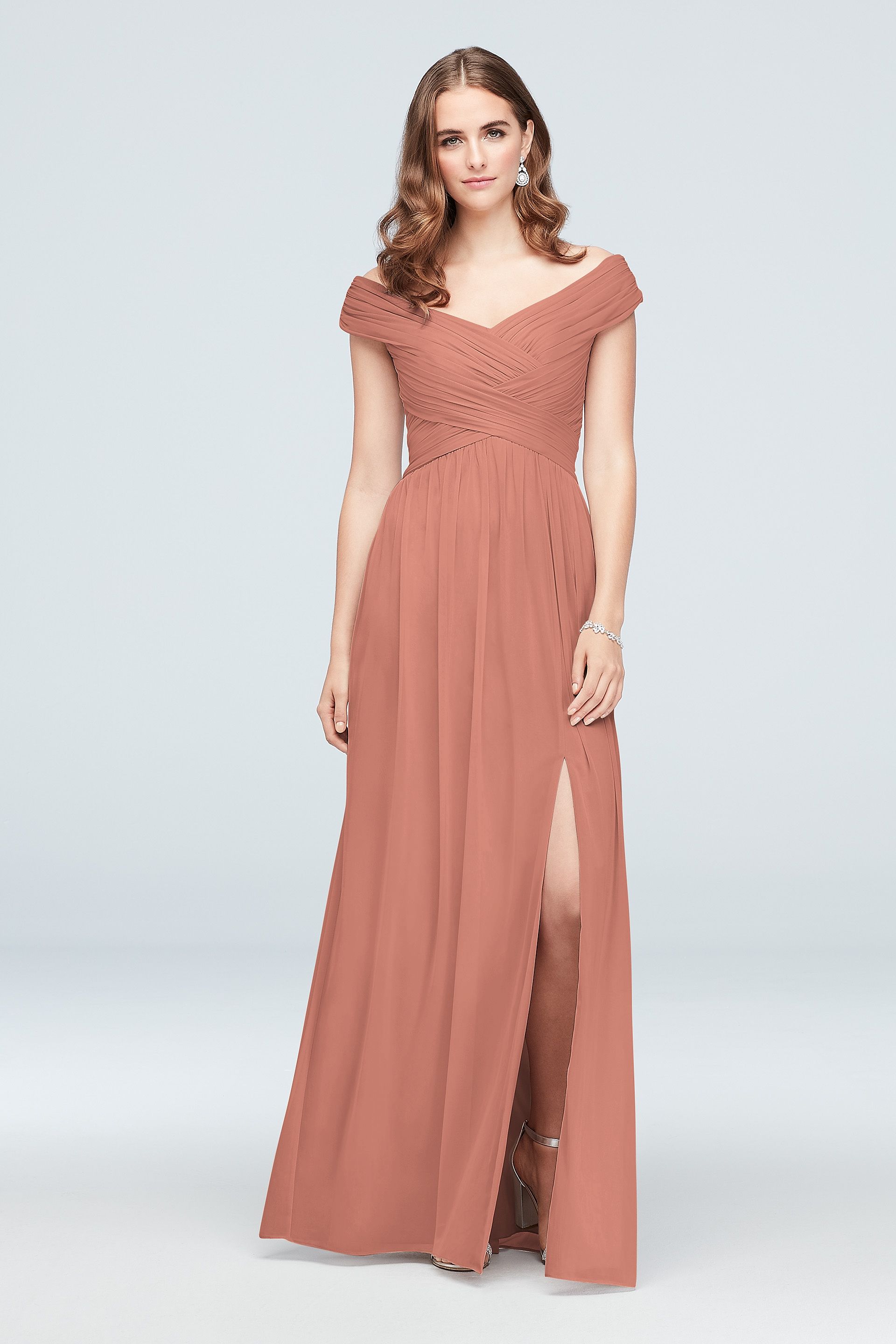 peach bridesmaid dresses david's bridal Blush - Blush Pink Colored Dresses Macys2