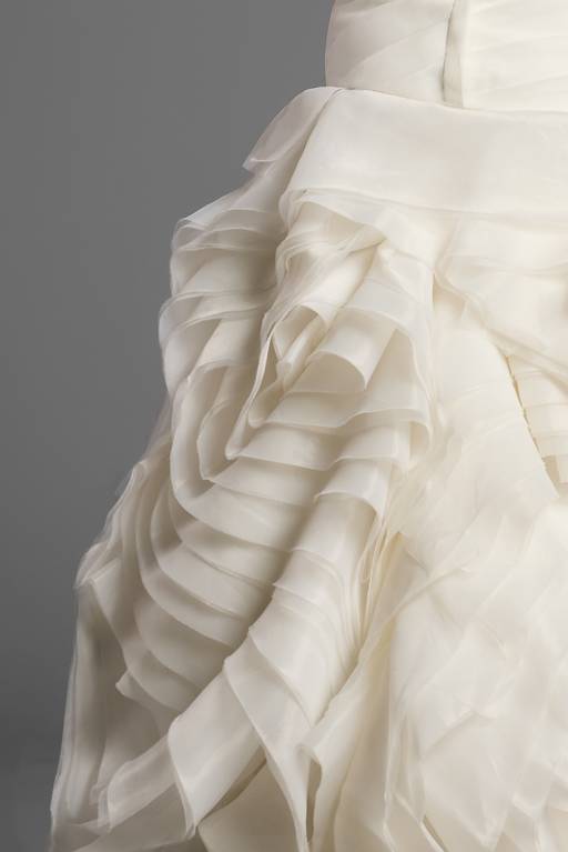 white by vera wang lace trumpet wedding dress Vera Wang, VW351427 New Wedding Dress Save 50%
