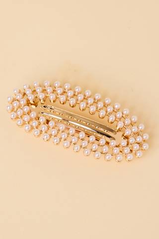 Picture of Pearl Bow Barrette