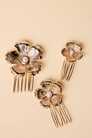 Picture of Pearl Flower Comb Set