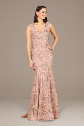 blush pink mob dress V-neck Half Sleeves Chiffon Mother of the Bride Dress, Elegant and sophisticated Pink Mother of the Bride