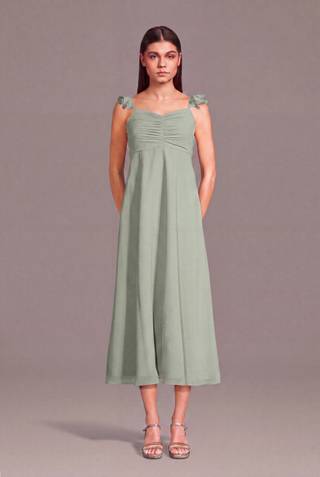 Picture of Chiffon Ruffle Tank Junior A-Line Dress