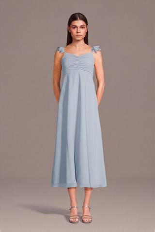 Picture of Chiffon Ruffle Tank Junior A-Line Dress