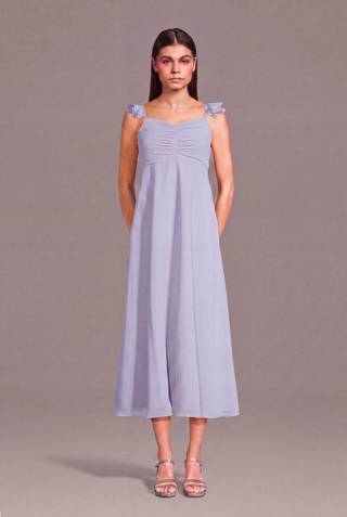 Picture of Chiffon Ruffle Tank Junior A-Line Dress