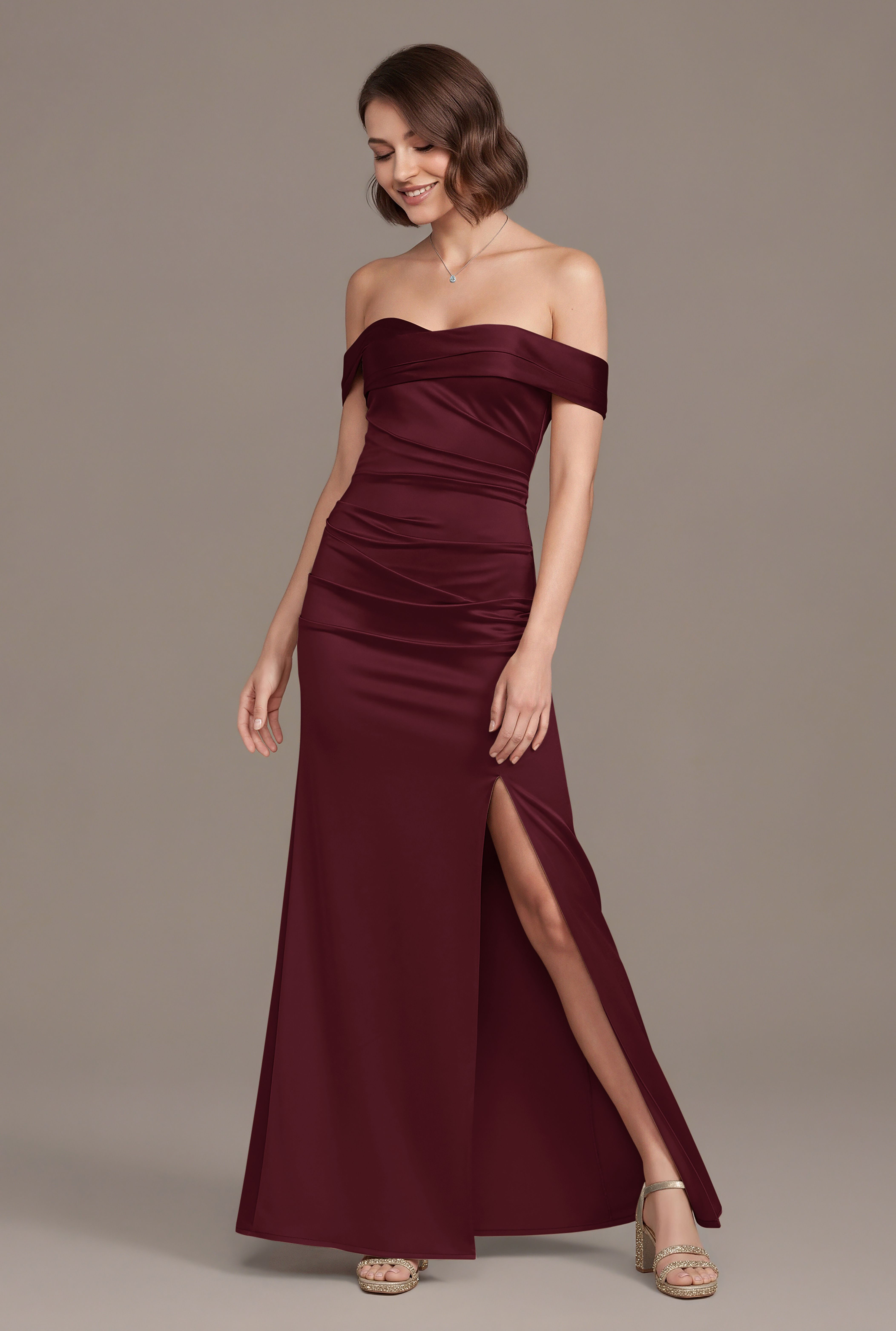 Red Bridesmaid Dresses - Burgundy, Maroon, Cherry, Garnet