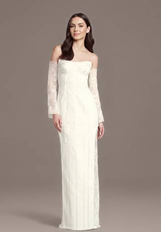 Picture of Project Runway Corded Lace Sheath Wedding Dress