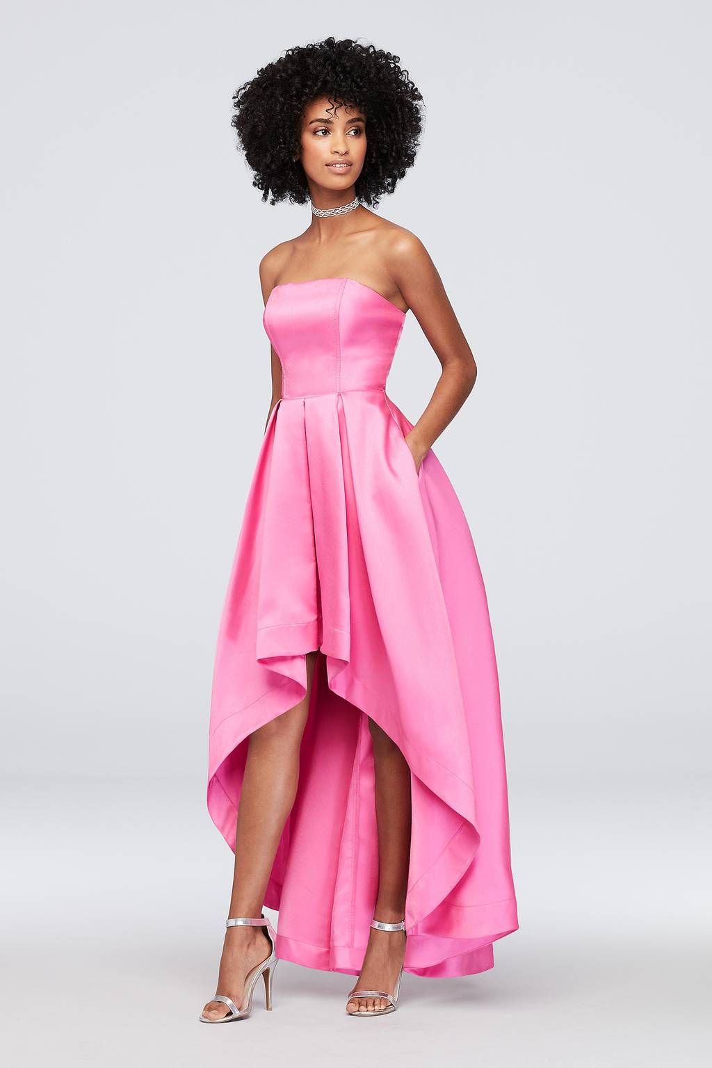 strapless fit and flare cocktail dress Women's Strapless Fit + Flare Midi Dress in Black size 18