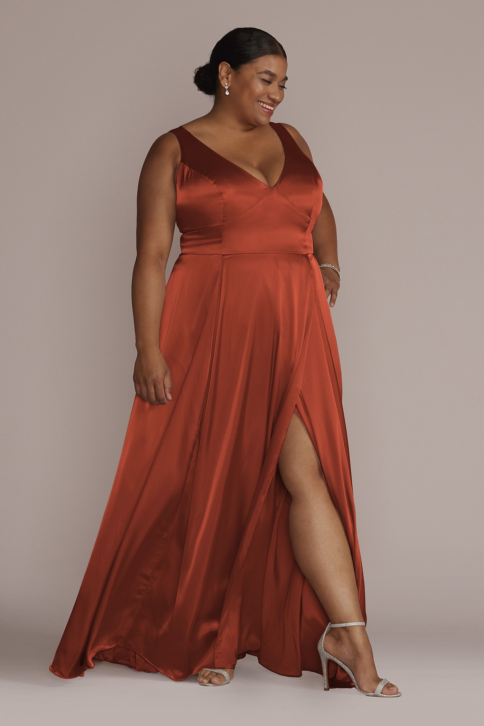 david's bridal plus size party dresses Plus Size Crystal Cove Sparkling Cocktail Dress
