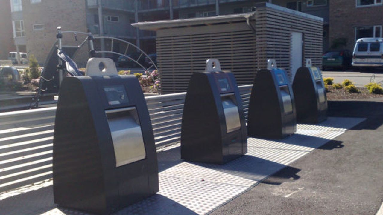 Avfallscontainere Nedgravde avfallscontainere