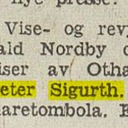 klipp fra Rogalands Avis