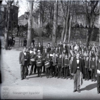 Kongsgård buekorps foto Stavanger Byarkiv