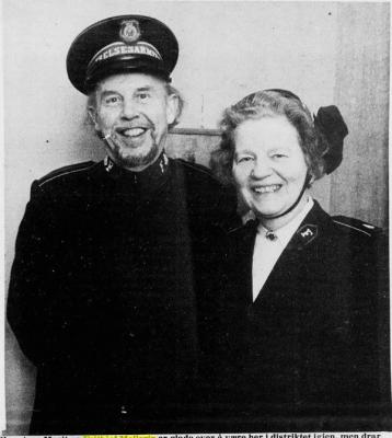 Frithjof Mollerin med kona arit foto Porsgrunn Dagblad