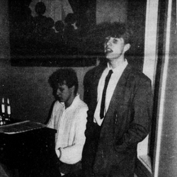 Odd Vegard Sunnanå sammen med pianist Gustav Landro foto Nye Troms